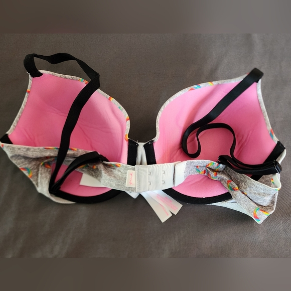 VS Pink Sz 36C T-Shirt Lightly Lined Bra NWT - Picture 2 of 2